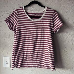 Maurices 24/7 Stripped Tee Women’s Size Medium